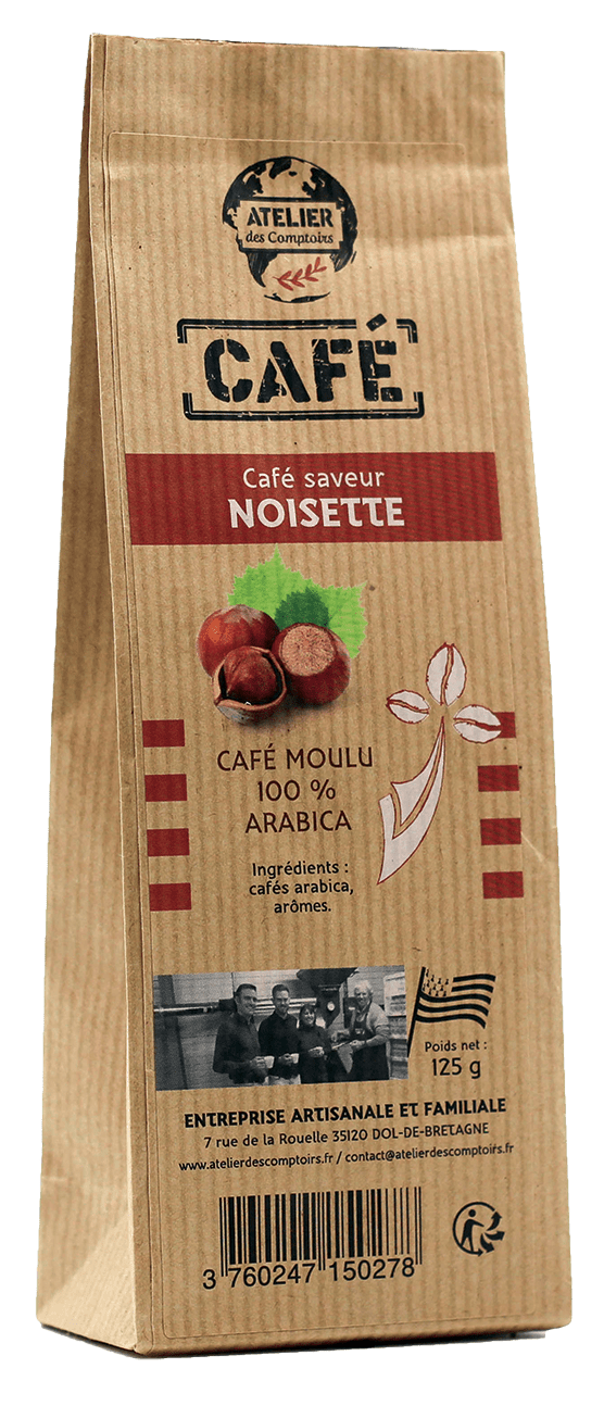 Café moulu filtre aromatisé - Noisette d'Hawaï - 125g